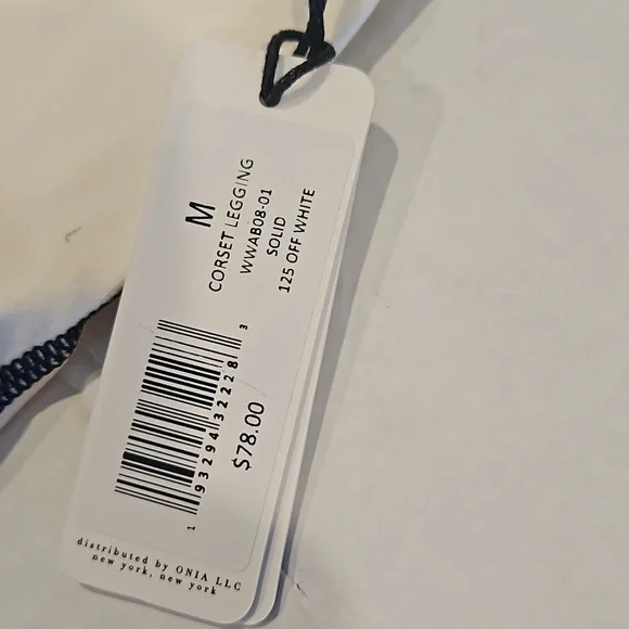 WeWoreWhat Corset Legging, Medium, Off White, NWT - Picture 5 of 8